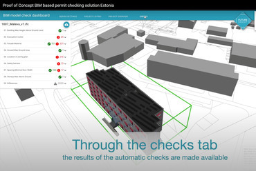 Észtország – kezelőfelület BIM modell alapú engedélyeztetés ellenőrzésére [1]