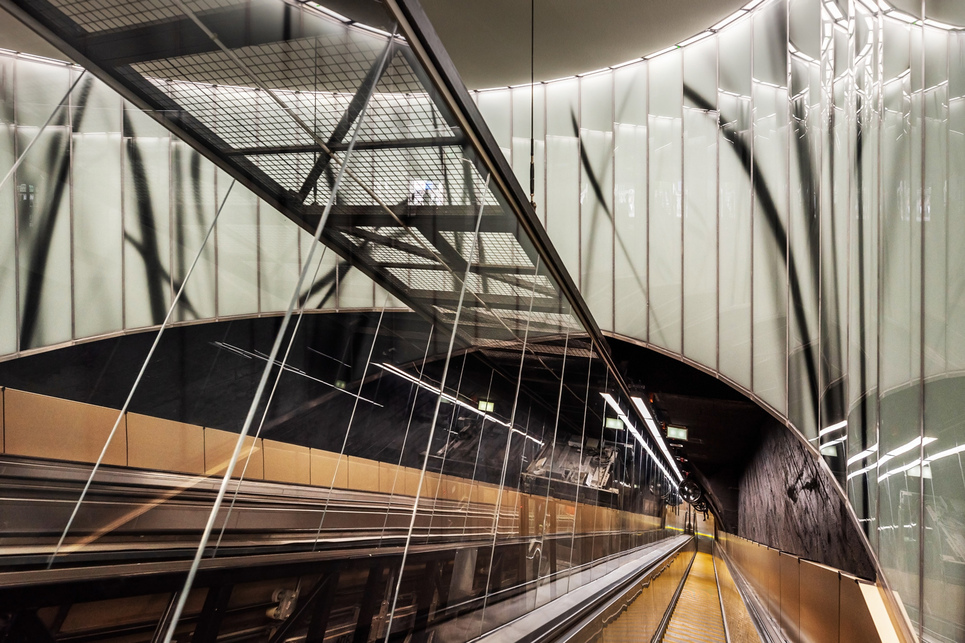 Az M3-as metró megújult Semmelweis Klinikák megállója. – Fotó: Gulyás Attila