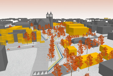 Sziget a szigeten – Szigetszentmiklós új városközpont ötletpályázat – tervező: Opinion Builders