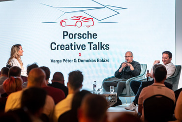 Porsche Creative Talks – beszélgetés Varga Péterrel, a Porsche vezető külső formatervezőjével és Domokos Balázs nemzetközileg elismert építésszel – fotó: Porsche