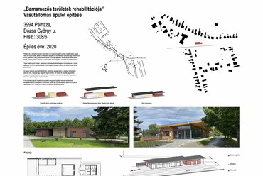 Pálháza Kisvasút Állomás – építészet: Virtual Építész Stúdió