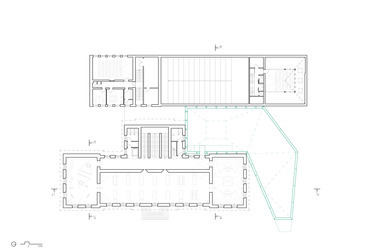 A Terezín Gettó Múzeum megújítására kiírt pályázat nyertes pályamunkája, a kortárs bővítmény terve, Építészet: SKUPINA és Steven Holl Architects