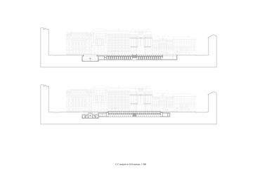 CC metszet és DD metszet 1:500 - Forum Hungaricum? - Borenich Levente