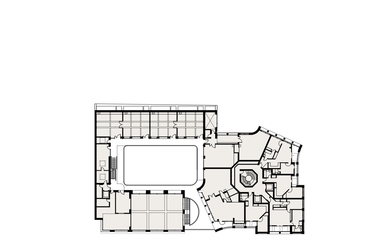333 Kingsland Road / Hackney Új Általános Iskola – 1. emeleti alaprajz – Tervező: Henley Halebrown