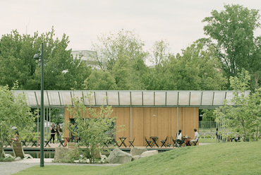 Vizafogó park pavilon épület – tervező: Archikon – fotó: Danyi Balázs