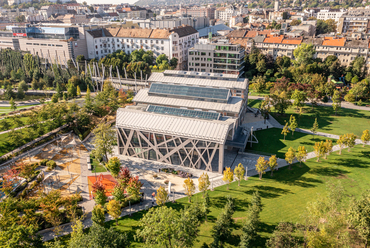 Fogadóépület, Millenáris, Budapest. Fotó: Hlinka Zsolt