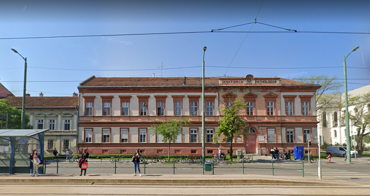Az Anatómiai Intézet épülete. Forrás: Google Street View