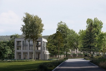 A nagykovácsi kastélypark-fejlesztés korábbi látványterve. Forrás: lechnerprojekt.hu	