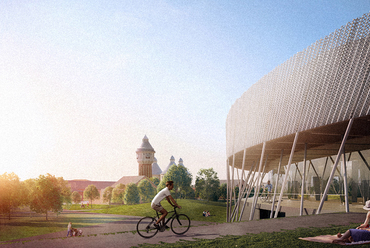 Velodrom pályázati terve, Budapest – tervező: Marp