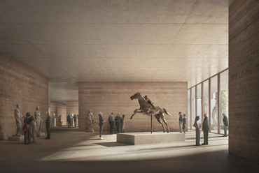 A David Chipperfield Architects tervezheti az athéni Nemzeti Régészeti Múzeum bővítését. Látványtervek: Filippo Bolognese
