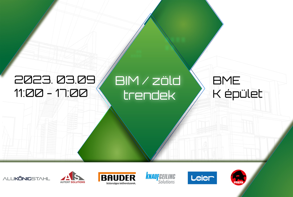 BIM/Zöld Trendek – Szakmai Nap a BME-n