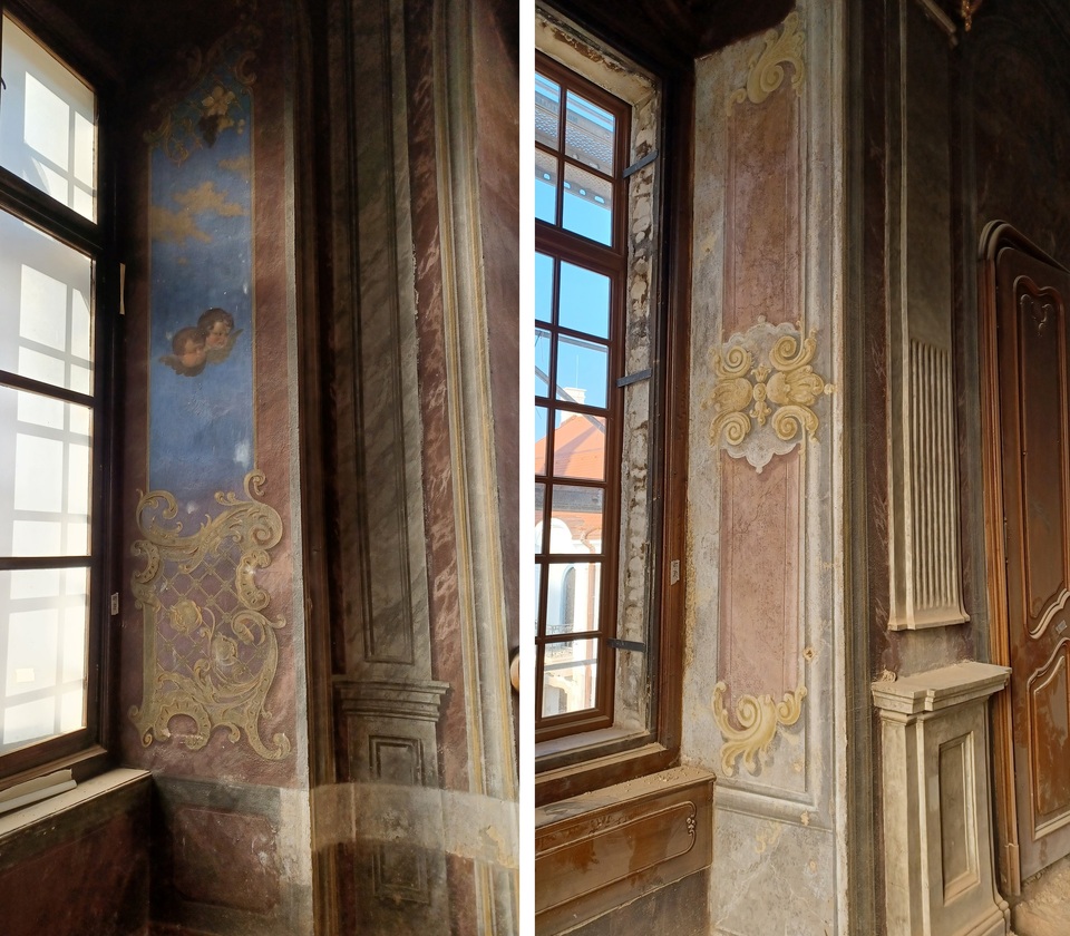 A historizáló és barokk díszítések, A veszprémi Érseki Palota felújítása, Tervező: M Építész Iroda