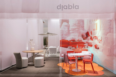 Diabla stand Milánóban – forrás: Europa Design