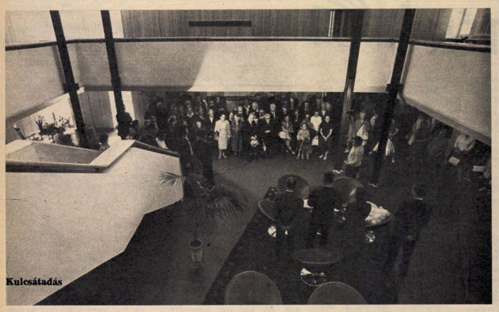 Az Öregek Háza megnyitó ünnepsége. Forrás: Tükör, 1974.04.06. Arcanum