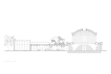 BB Metszet - Templomkomplexum, James Gorst Architects.