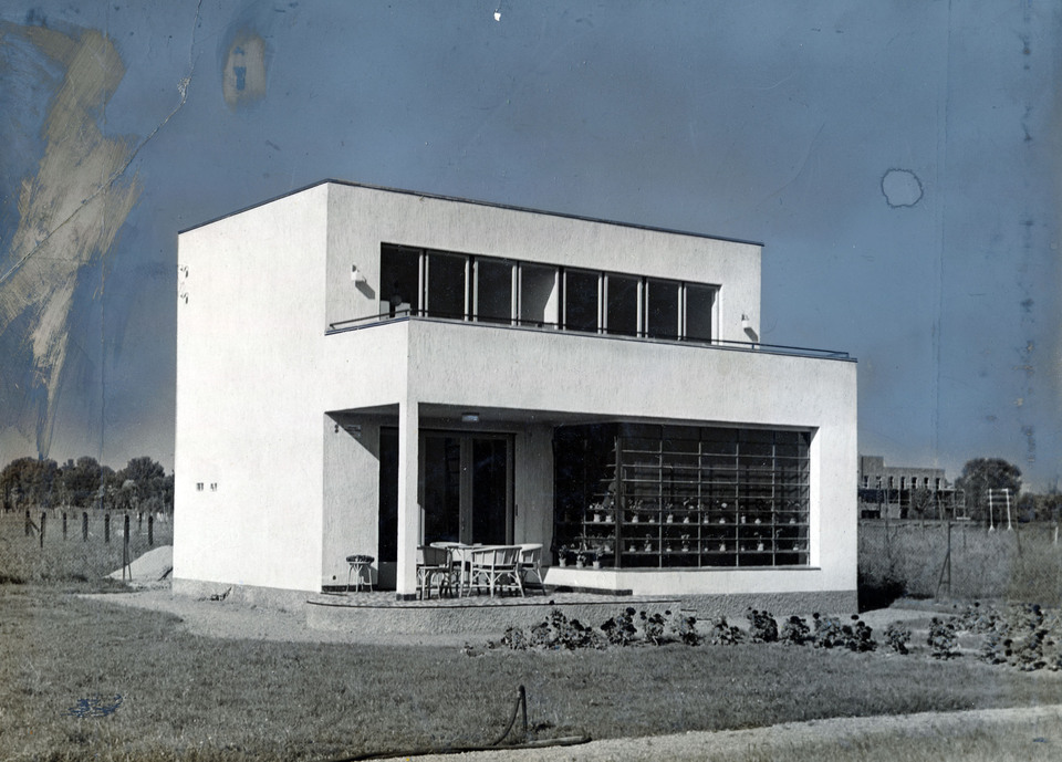 Preisich Gábor, Balatonföldvár, nyaraló épület (belsőépítészet: Révész Zoltán) felvétel: 1937 / Fortepan 157963, Preisich család