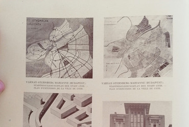 Várnay Marianne rajzai az 1930-as Nemzetközi Építész Kongresszus kiadványában. 