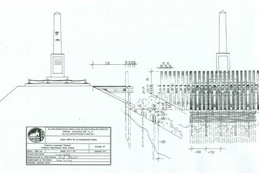 Az 1896-os emlékmű stabilizálási tervei Gilyén N.- Kiss J. 1999. OmvH
