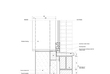 Részletrajz – MONADNOCK: Nieuw Bergen Műemlék.
