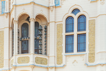 A kecskeméti városháza felújítása. Fotó: Gulyás Attila, forrás: Építészfórum archívum

