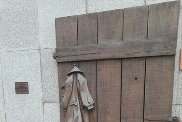 Gettó kapu, Holokauszt-emlékmű. A szerző felvétele.
