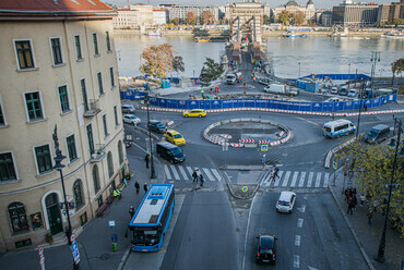 Clark Ádám tér a mostani felújítás előtt. (Fotó: BKK)
