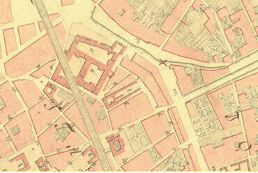 1893-as térkép a területről. Forrás: Arcanum

