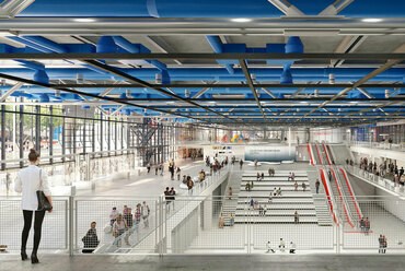 Moreau Kusunoki: A Pompidou Központ felújíátásának látványtervei. Forrás: moreaukusunoki.com
