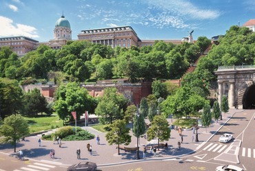 A megújuló Clark Ádám tér a budai Váralagúttal (Főmterv - Korzó Stúdió Konzorcium)
