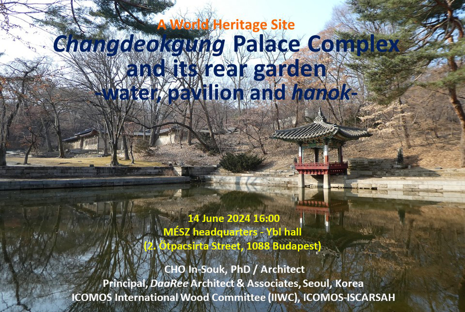 A Stroll through 600 Years of Korea’s History and Architecture –  In-Souk Cho angol nyelvű előadása a MÉSZ szervezésében