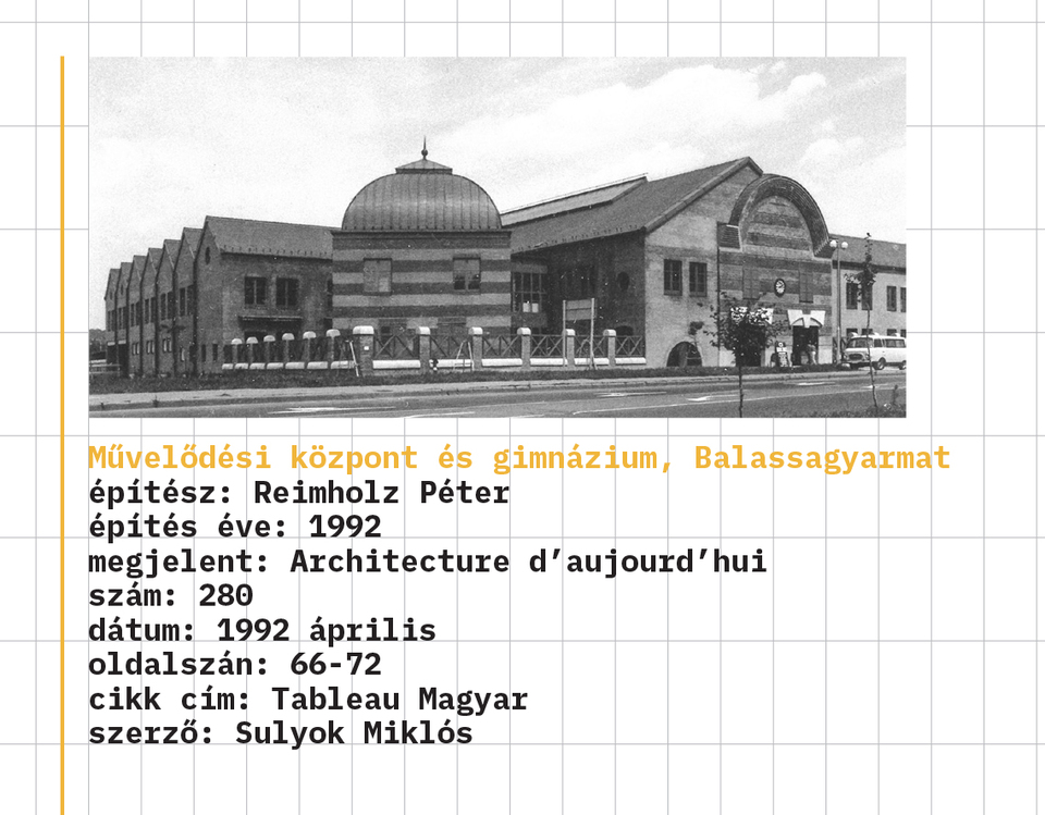 Paradigma Ariadné: Építészet, nemzet, nemzetköziség (részlet)
