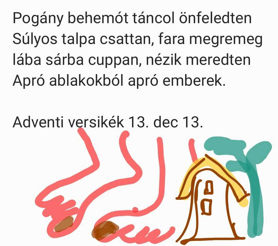 Zöldi Anna: Adventi versike, 2023.
