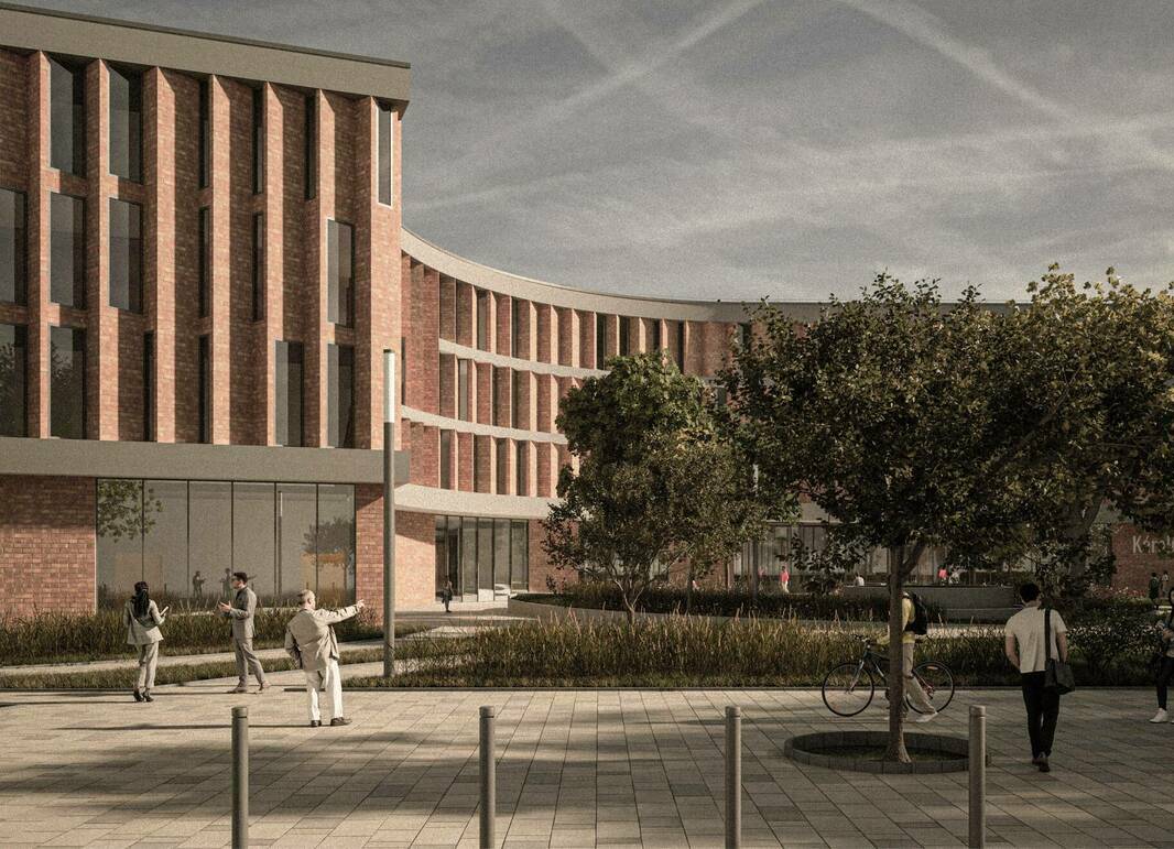 A 3Z Építész Stúdió kiemelt megvételt nyert terve a Károli Gáspár Református Egyetem új épületegyüttesének pályázatán