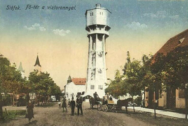 A víztorony, 1910-es évek. Forrás: https://egykor.hu/
