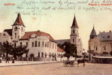 Régi községháza egy korabeli képeslapon
