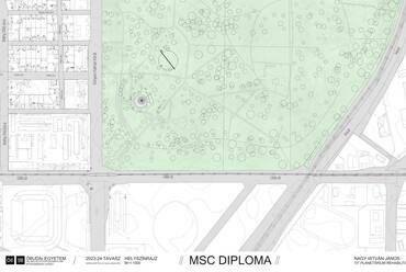 Meglévő állapot. A népligeti Planetárium rehabilitációja. Nagy István János diplomaterve. 2024.
