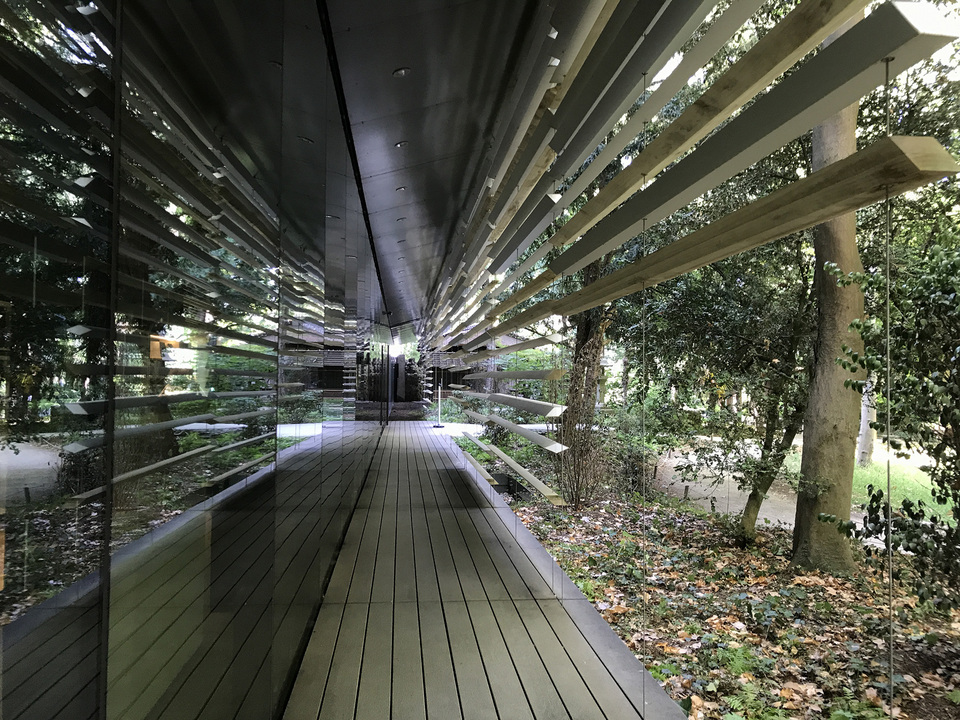 A párizsi japánkert mellett lévő Kengo Kuma tervezte (2022) Albert Kahn Múzeum Boulogne-Billancourt-ban (Grand Paris). Fotó: Benkő Melinda
