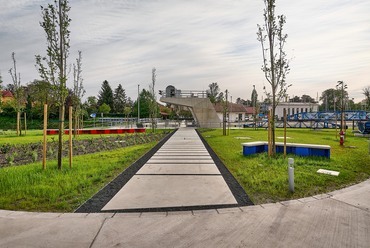 Siófoki nagyműtárgyak rekonstrukciója, üzemviteli épület és új köztér létesítése. Masterplan és építészeti tervezés: Térhálózat. Fotó: Viktorin Krisztián – Sugar and Salt
