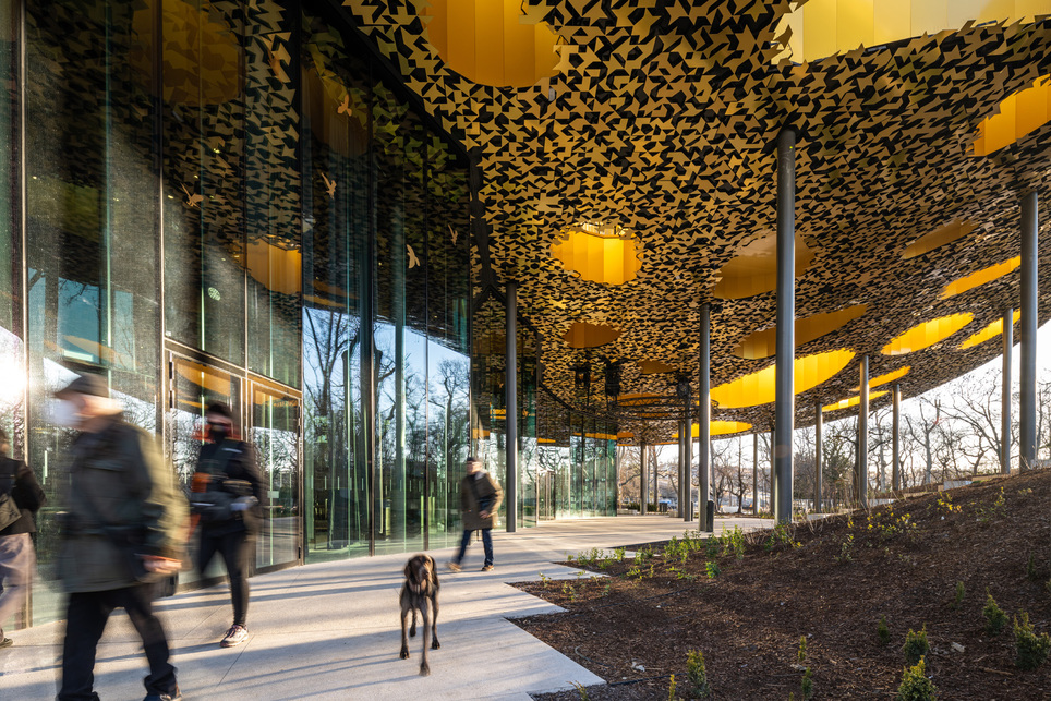 Magyar Zene Háza, Budapest – Építészet: Sou Fujimoto Architects, Noll Tamás, Madzin Attila, Varga Bence, Antal Márk (M-Teampannon Építész és Mérnöki Kft.) – Fotó: Palkó György – Forrás: Krüllung Kft.
