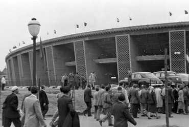 A Népstadion, 1954. Forrás:Fortepan / Martin Kornél
