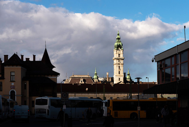 A győri Megyeháza tér és környéke ma. Fotó: Gulyás Attila
