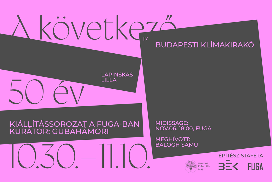 Budapesti Klímakirakó – A következő 50 év: Lapinskas Lilla