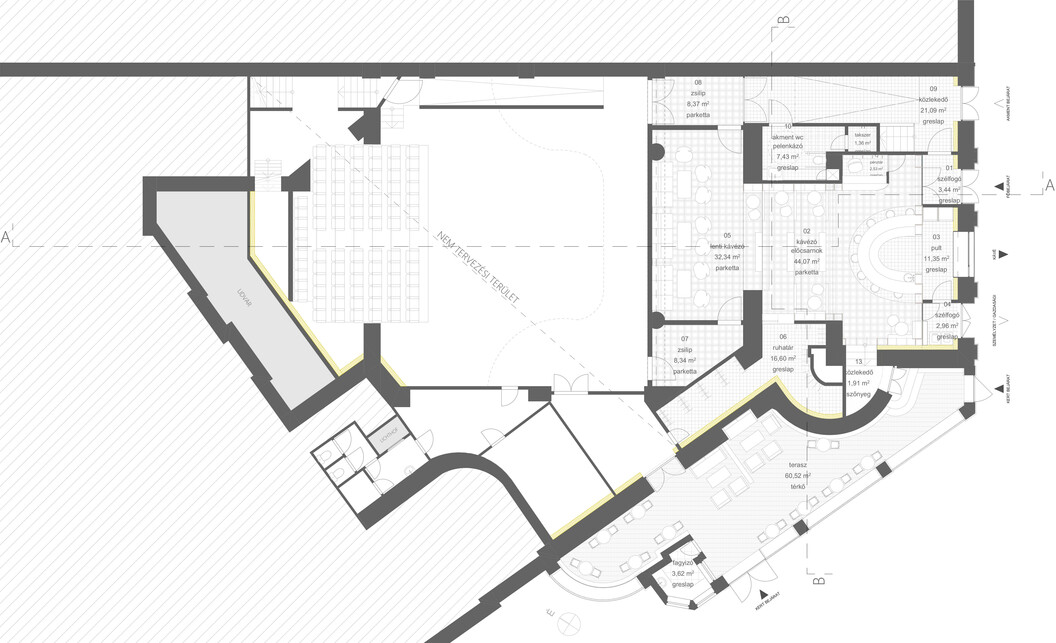 A budapesti Bethlen Téri Színház fogadótereinek megújítása és energetikai korszerűsítése – Vivas Veronika és Tóth Krisztián I. díjas pályaműve
