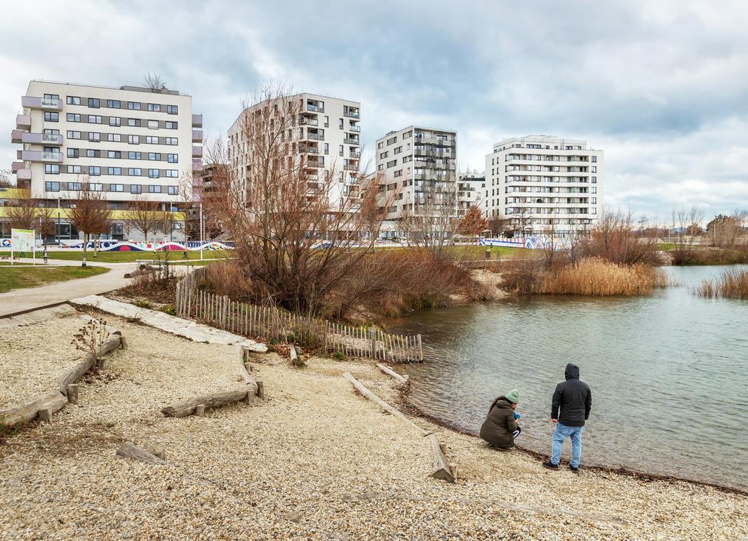 A bécsi Aspern Seestadt városrész hétköznapjai