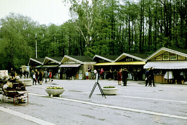 Hévíz, Deák Ferenc tér, 1973. Forrás: Fortepan 286720 / Kozák
