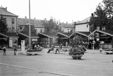 Hévíz, Deák Ferenc tér, 1971. Forrás: Fortepan 287554 / Liszkay Ferenc
