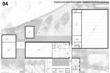 Szigetszentmiklósi Református Általános Iskola tervpályázata – A 3H építésziroda II. díjas terve
