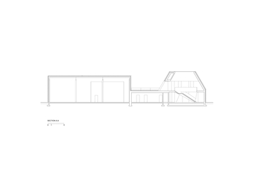 KWK Promes – Gambit Office / A-A metszet
