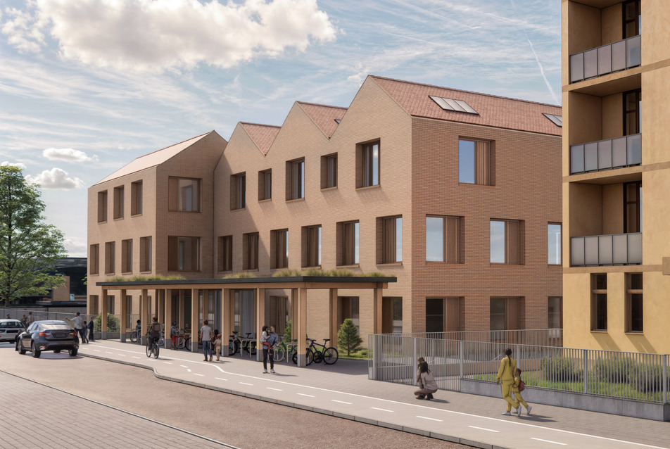 Több udvar, kevesebb ház! – A CAN Architects díjazásban nem részesült terve a nagykátai Váci Mihály általános iskola pályázatán