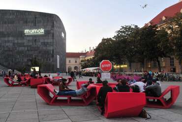 MuseumQuartier. Fotó: Deigner Ágnes
